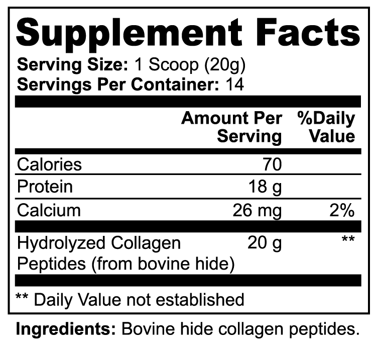 Menopause Collagen Peptides
